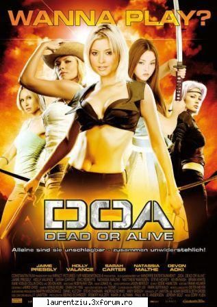 doa: dead alive (2006) number fighters are invited doa, martial arts contest. they travel the